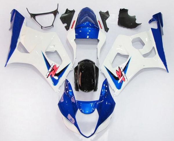 

injection mold new abs motorcycle full fairings kits fit for suzuki gsx-r1000 k3 2003 2004 03 04 gsxr1000 bodywork set blue white bright
