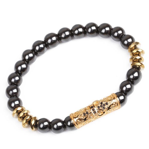 

weight loss magnetic bracelet healthcare hand string stimulating acupoints gallstone bracelet body slimming, Golden;silver