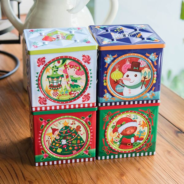 

apple box christmas tin box candy christmas eve apple peace fruit x gift