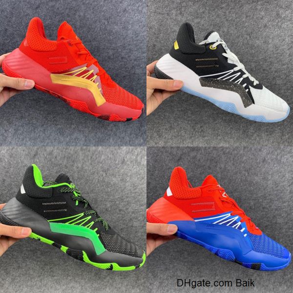 

2020 new arrival mens d.o.n. issue #1 gca basketball shoes donovan mitchell 1s # 1 spider sport trainers sneakers, Black
