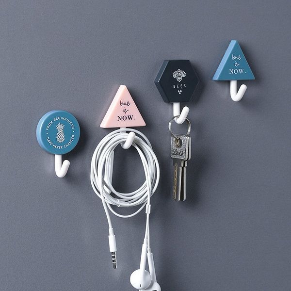 

3pcs/set clothes wall stickers holders door towel bathroom hook kitchen hook wall hanger key hanger