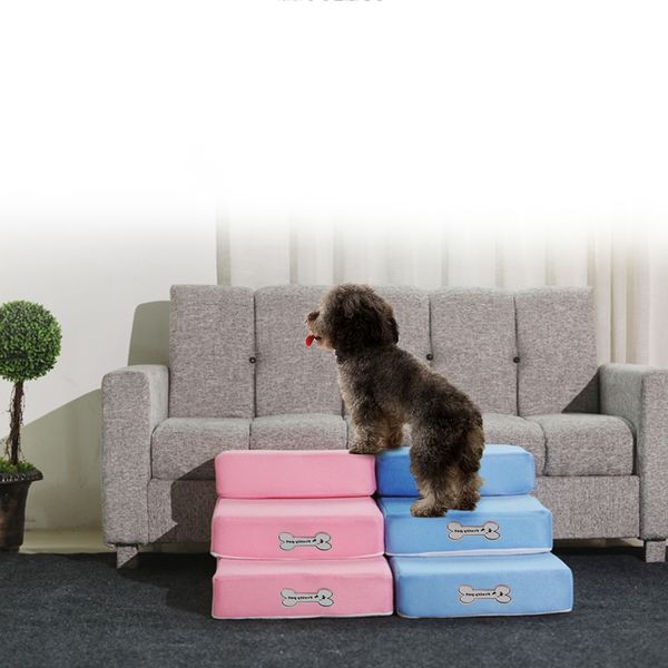 

дышащая сетка складной pet перейти лестницы pet кровати лестницы собаки 2 шага лестница для маленьких собак puppy cat bed подушки мата