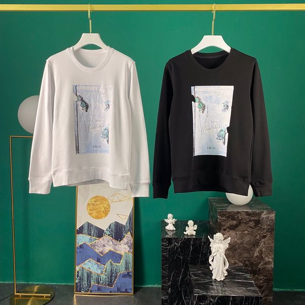 

ранняя весна 2020 нового цвета блок письмо логотип с коротким рукавом тройник двойной нитью тонкой хлопчатобумажной ткани черный и белый 1cx, Black