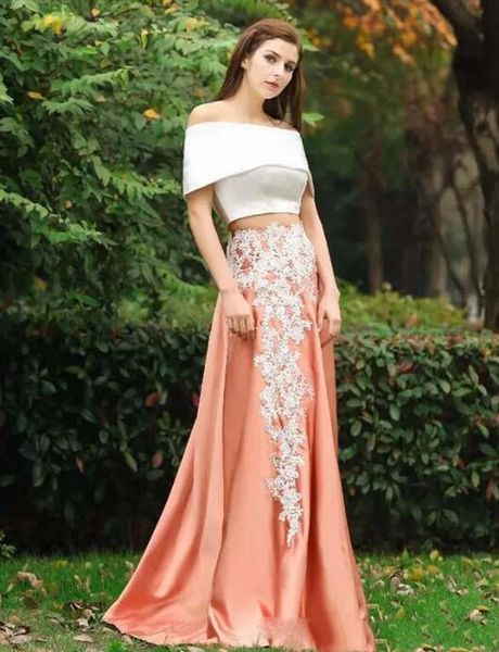 

100% our factroy model real image prom skirts bateau neck off shoulder appliques satin party floor length evening gowns plus size, Black;red