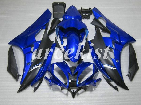 

новый abs инъекция мотоциклов обтекатели комплекты подходит для yamaha yzf-r6 2006 2007 06 07 r6 пользовательского blue light