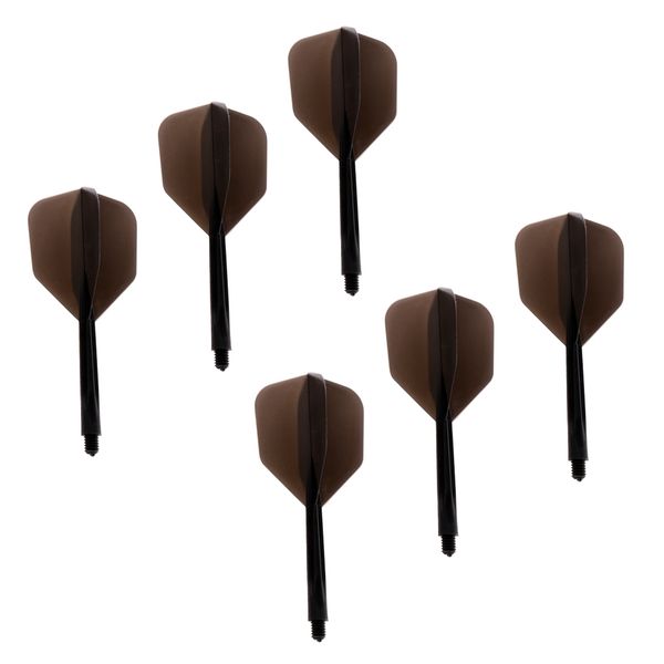 

6 pieces transparent 2ba thread dart shafts and dart flights connection other golf products