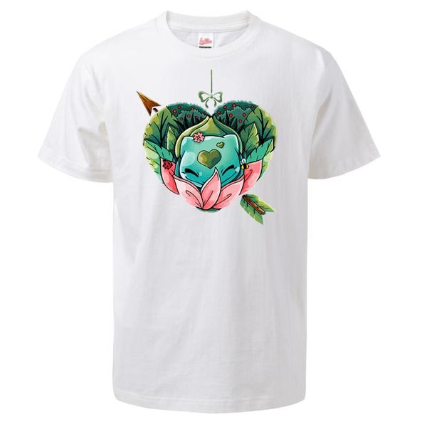 

футболки мужчины harajuku футболки япония аниме bulbasaur футболка мужчины 100% хлопок уличная футболка homme топы тройники, White;black