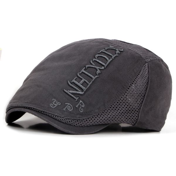 

ht953 new breathable flat advance driver cap men casual newsboy sun hats korea style spring summer women men beret hats, Blue;gray