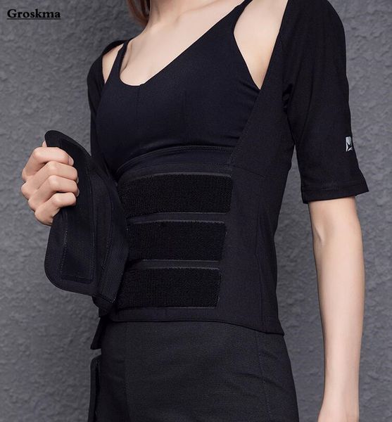 

wholesale-women gym running perspire slim sport t shirt yoga fitness woman professional sports workout shirts loose weight clothing, White;red