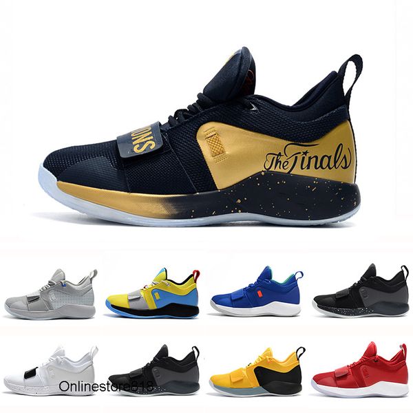 

gold champion pg 2.5 university red opti yellow men basketball shoes racer blue white black wolf grey mens paul george sports sneakers