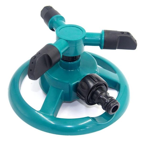 

garden lawn automatic rotating sprinkler garden watering and watering small three-fork sprinkler irrigation tools