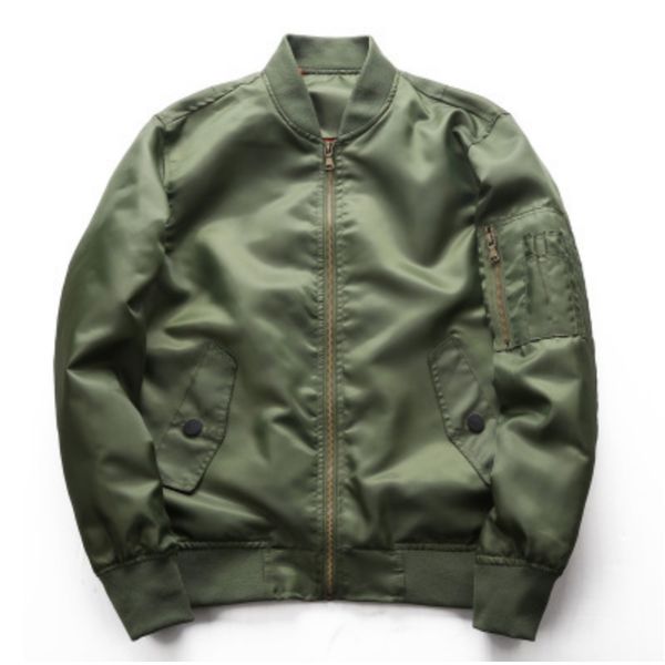 

2019 new men's bomber zipper jacket male hip hop slim fit pilot coat men casual streetwear clothing spring autumn jacket, Black;brown