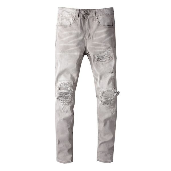 

2020 amirl jeans #619 famous brand designer luxury jeans men fashion street wear mens biker jeans man popular hip hop pants