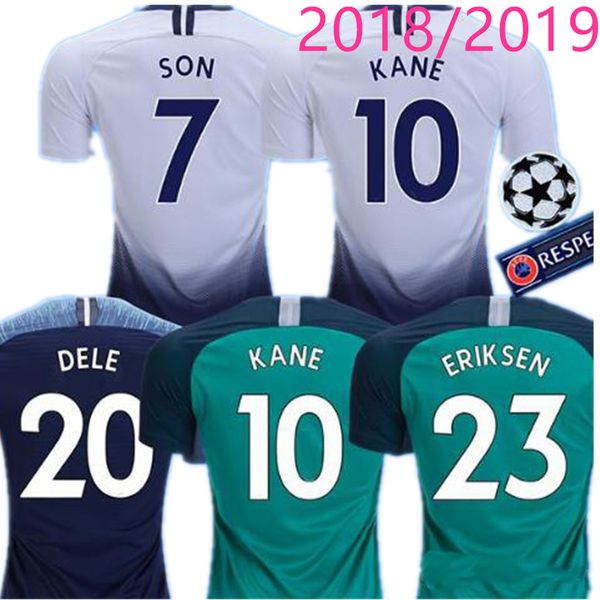 

2018 2019 soccer jersey KANE DELE football shirts top kits DEMBELE ERIKSEN Camiseta de futbol SON Camisa de futebol LUCAS maillot foot
