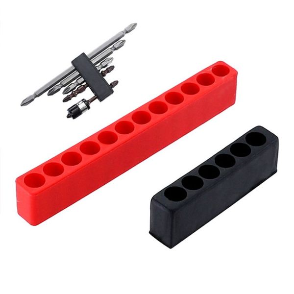 

отвертка 6/12 отверстия шестигранный хвостовик бит держатель пластиковая головка чехол для хранения инструмента мягкая прочная классификация