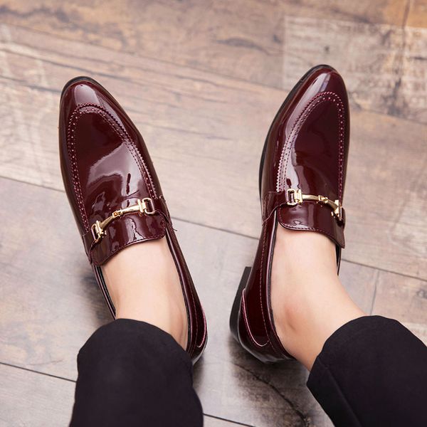 

spring and autumn brand fashion personality breathable quality comfortable outdoor business leather shoes non-slip waterproof, Black