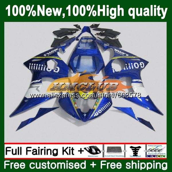 

body for yzf600 yzfr6s 2006 2007 2008 2009 126cl.71 yzf-600 yzf r6 s r6s 06-09 yzf-r6s 06 07 08 09 glossy blue fairings, Black