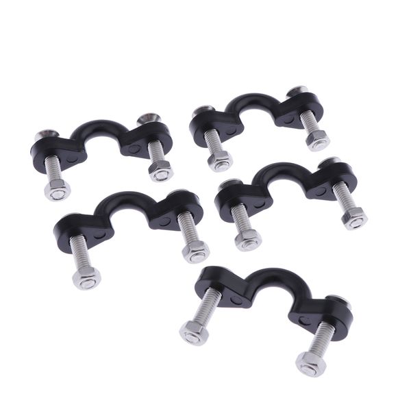 

5 pack c-type buckle set kayaking surfing canoe boat pad eyes with screws