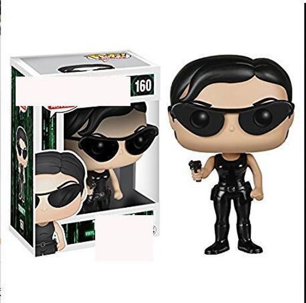 

cute present funko pop movie: the matrix - trinity vinyl action figure with box #160 toy gift good quality