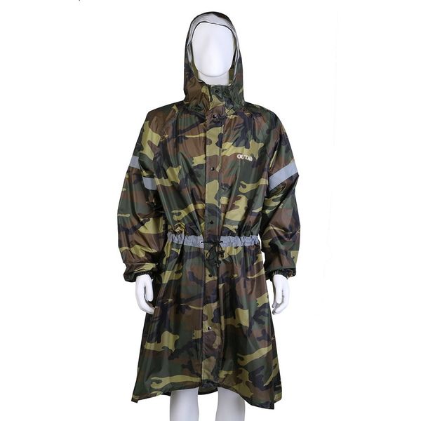 

outdoor camping hiking traveling comfortable backpack rain cover one piece raincoat poncho cover tarp, Blue;black