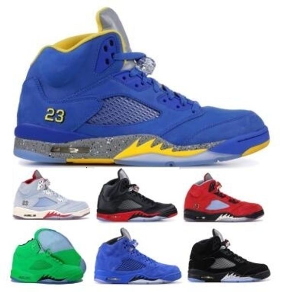 

2019 5 5s basketball shoes volt suede trophy room laney satin bred inspire grape oreo olympic men women new chaussure jumpman shoes sneakers
