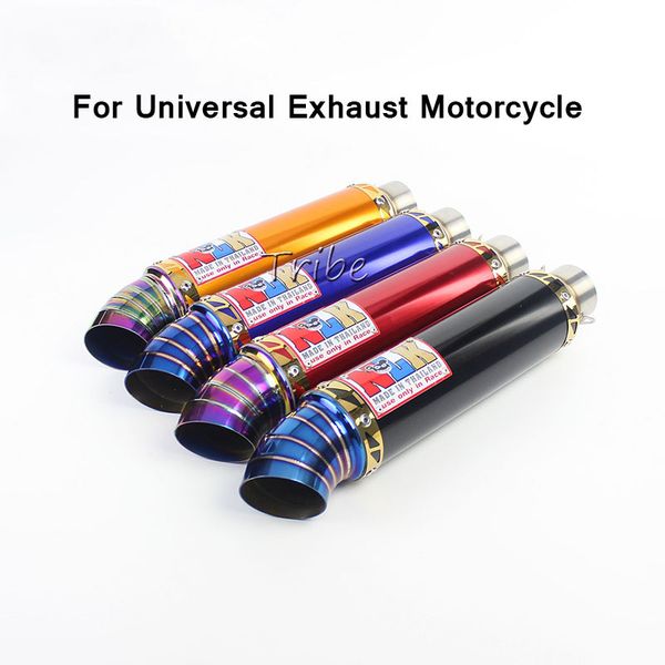 

мотокросс труба выхлопного газа akrapovic выхлопная мотоцикл silencieux побег мото pitbike из нержавеющей стали для скутеров cb650f pcx 125