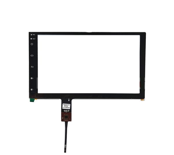 

9-дюймовый zp2262-9-f zp-001 v2. 0 емкостный сенсорный дигитайзер для toyota car dvd navigation touch screen panel стекло с кнопкой