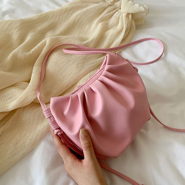 

candy color pu leather small bag for women2020 shoulder handbag day clutches bags messenger