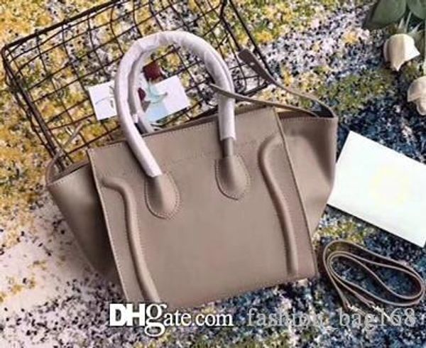 

new fashion designer women trapze tote smile handbags cowhide genuine leather shoulder strap bat bag clutch handbag crossbody boston bag