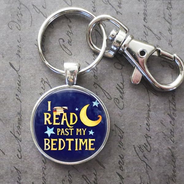 

reading enthusiast key ring key chain buckle pendant birthday festival anniversary gift jewelry accessories, Slivery;golden