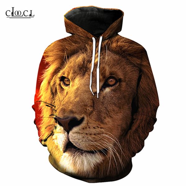 

animal king of the lions pocket pullover hoody men women hip hop 3d print sweatshirt character hoodie b118, Black