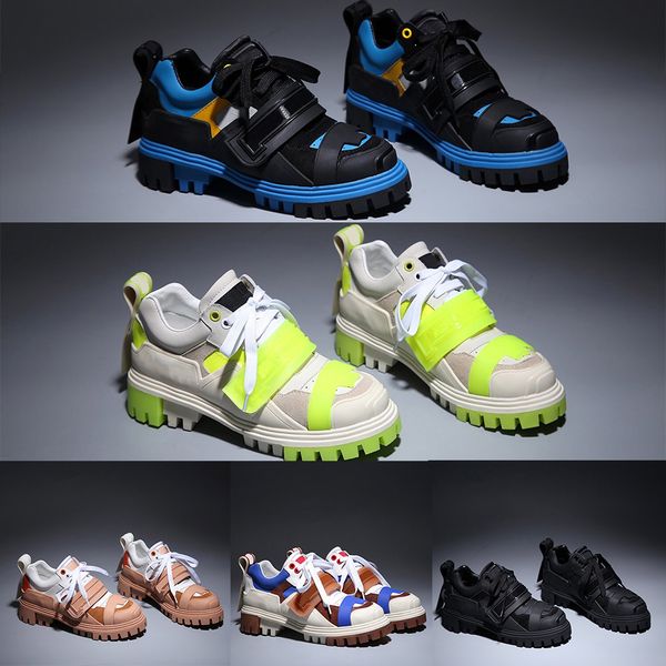 

2020 new super king sneakers women men designer shoes sneaker sorrento sneakers fashion casual shoe two-tone rubber sole trainers, Black