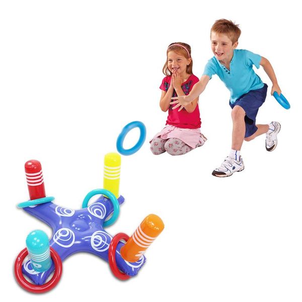 

summer outdoor games pool accessories throwing games inflatable ring toss game water fun toys for kids & adults