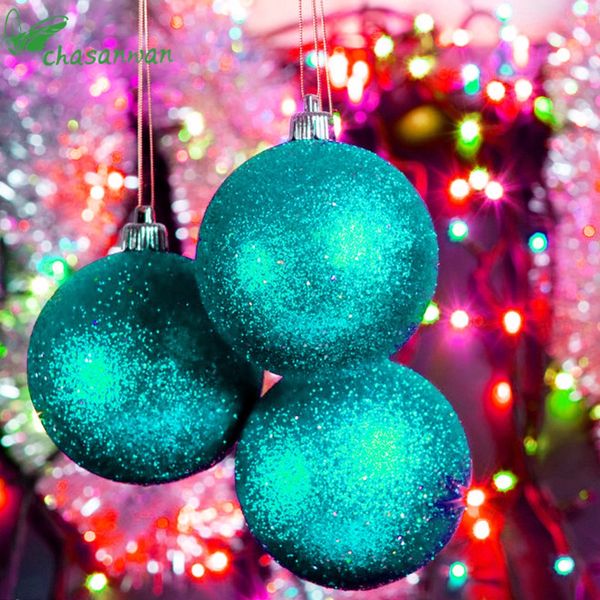 

chasanwan 24pcs/set 3cm christmas tree balls decor ornament natal xmas home decorations navidad new year christmas decorations,q