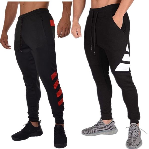 

mens joggers pants men fashion high street sweatpants 2019 autumn men's leisure hip hop pant streetwear joggers pants, Black
