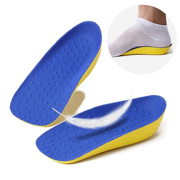 

2cm high-heeled shoes, arched support insole, half insole, cushioning, decompression, massage, increased insole, Black
