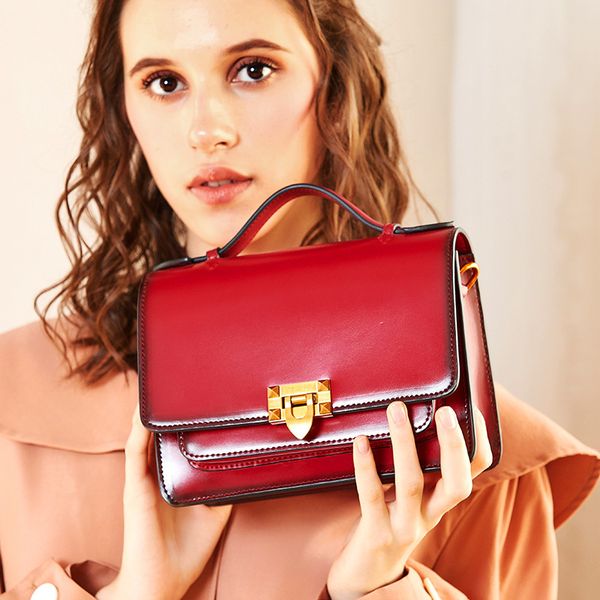 

2020 наклонная satchel женский коровьей малые площади пакет отдыха сто рук мешок чао 3053