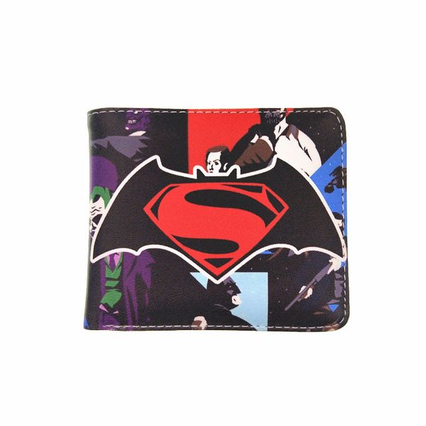 

wholesale marvel series wallets falshman american captain short purse marvel's the card holder cion pocket, Red;black