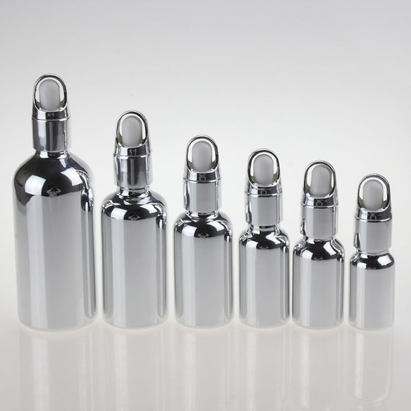 

wholesale 10ml mini glass uv coated glass essential oil bottle with gold/silver dropper head, high temperature electroplated dropper bottle