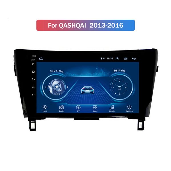

android 10 автомобиль радио gps навигация мультимедиа плеер для nissan qashqai 2013-2016