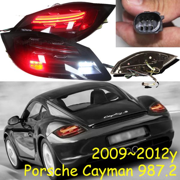 

1set 2009~2012y car bumper tail light for cayman taillight 987.2car accessories led drl taillamp for cayman fog light