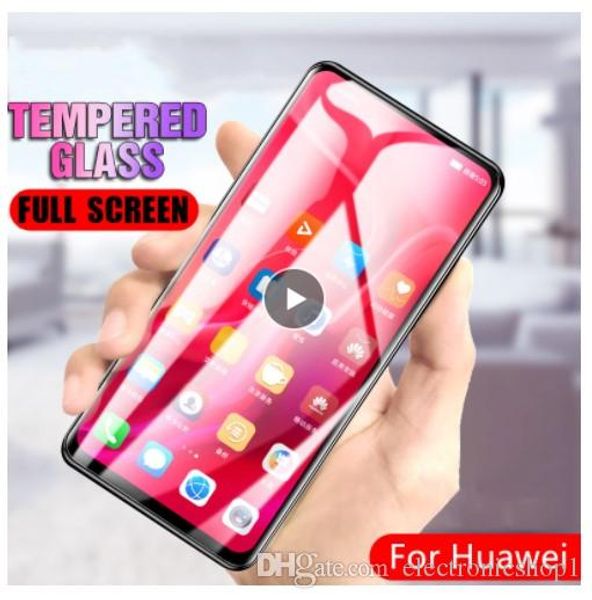 

ell new screen protector on the for huawei honor 8 9 lite v10 10 tempered glass for huawei p10 lite plus p20 pro protective glass cover