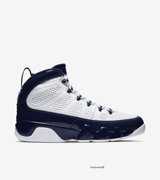 

2019 unc 9 new navy blue white 9s high mens basketball shoes sneakers for men women with box