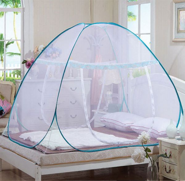 

portable up camping tent bed canopy mongolian yurt mosquito net twin full queen king size