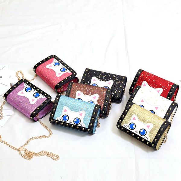

lovely baby girls mini messenger bag cute sequins kids baby small coin purses children handbags shoulder student bags