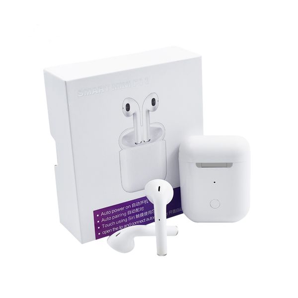 

F11 tw touch bluetooth wirele tereo port earphone 5 0 mart binaural earbud with charger box pairing automatically