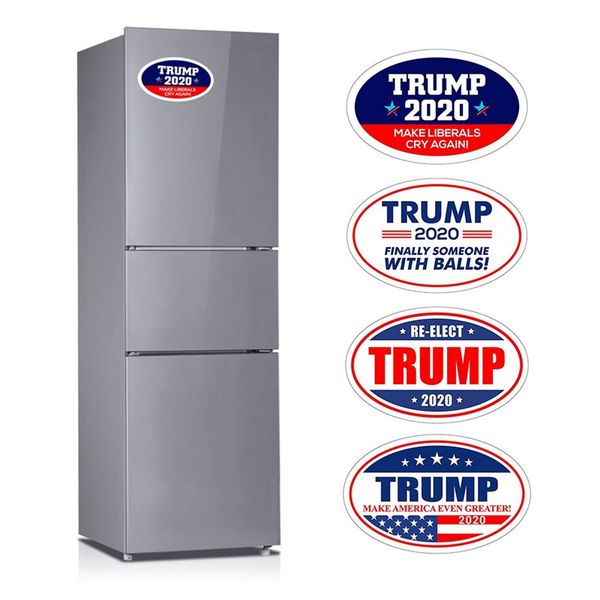 

съемный стикер холодильника дональда трампа 2020 года президентские выборы в америке холодильник наклейки трамп храните америку большой стик