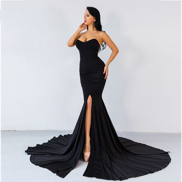 

womens clothes summer dress new fashion 2019 chest asymmetric maxi dress party dress empire ft1683 drop shipping good quality, Black;gray