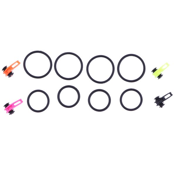 

4pcs fishing rod hook keeper hook holder with rubber rings