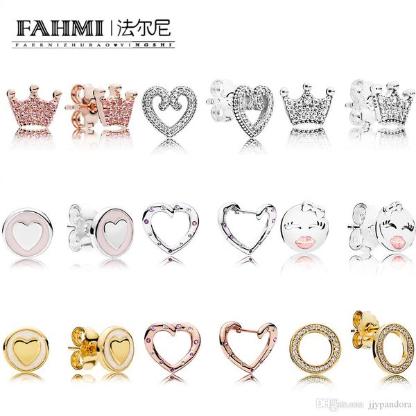 

100% 925 sterling silver charm beautiful sweet woman charm personality rose heart limited edition spring bird suitable for party earring, Golden;silver